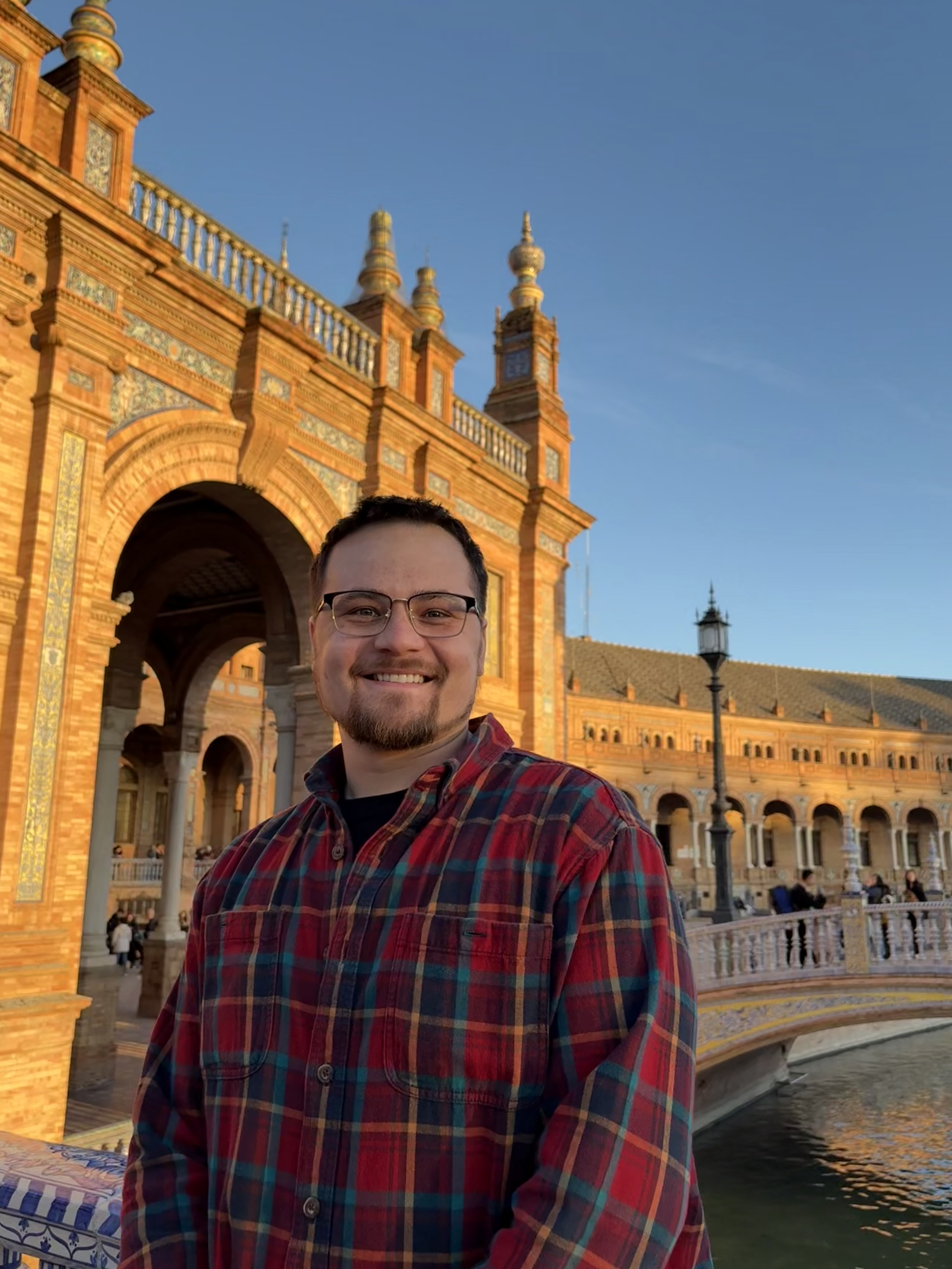Daniel Lopez at Plaza de España, Seville